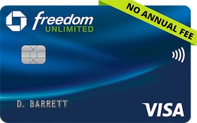The Chase Freedom Unlimited® card